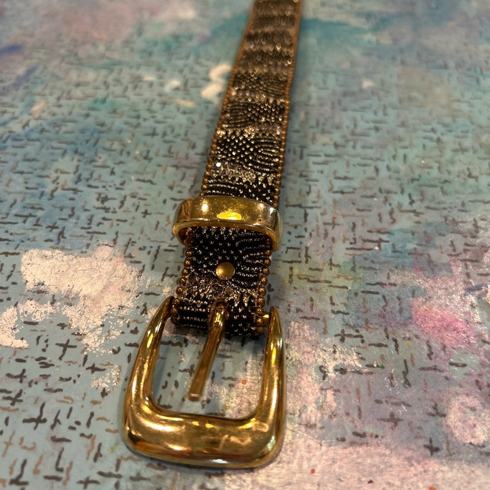 Vintage Black Diamond Belt